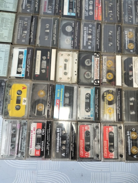 Gry kasety do Commodore ok.80 sztuk