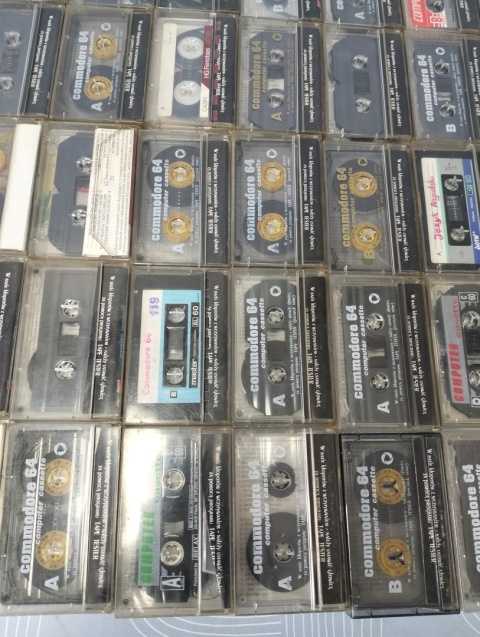 Gry kasety do Commodore ok.80 sztuk
