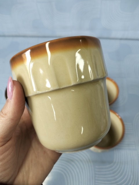 Kubki barowe vintage PRL Tułowice
