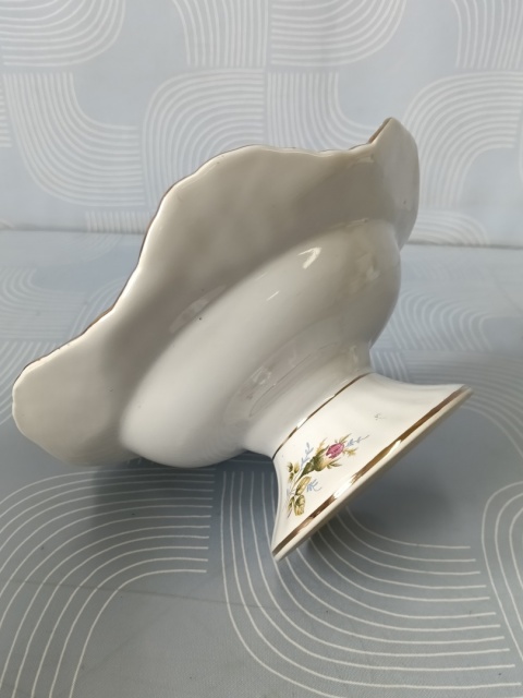 Patera owocarka porcelana złota róża