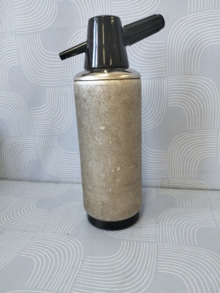 Stary syfon PRL aluminiowy
