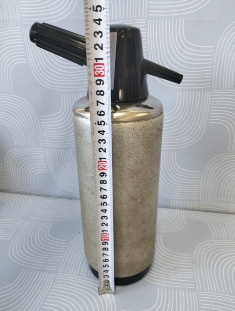 Stary syfon PRL aluminiowy