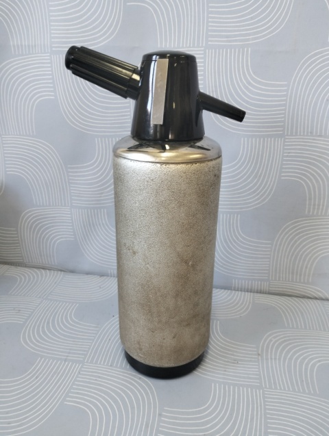 Stary syfon PRL aluminiowy