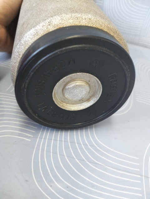 Stary syfon PRL aluminiowy