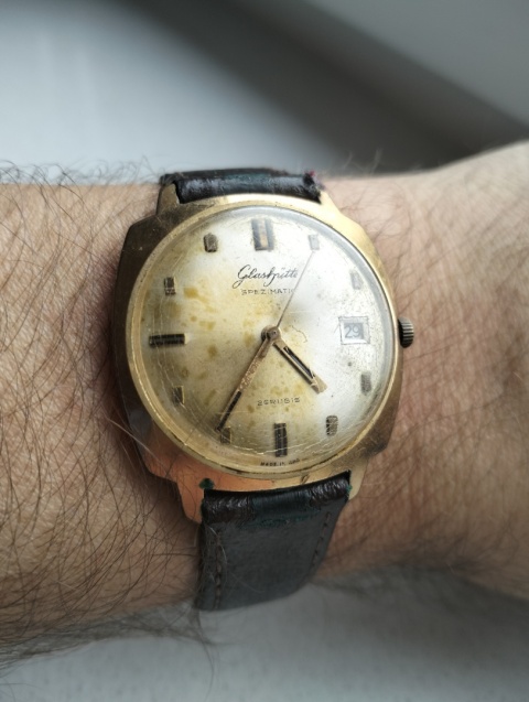 Stary zegarek Glashütte górniczy