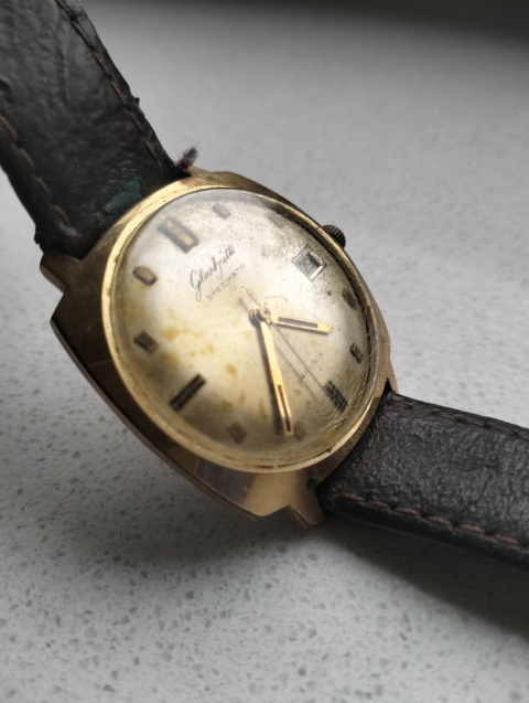 Stary zegarek Glashütte górniczy