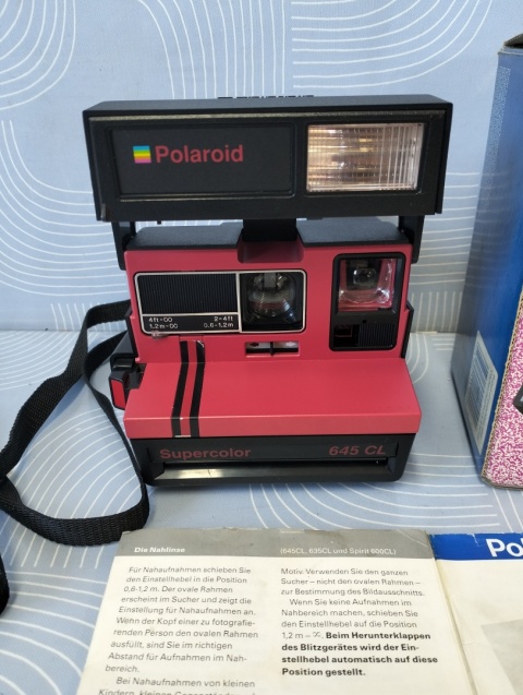 Aparat Polaroid 645 CL