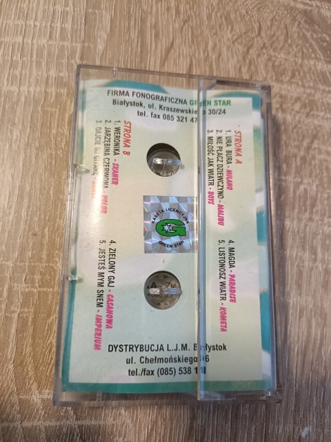 Kaseta magnetofonowa Przeboje Disco Polo