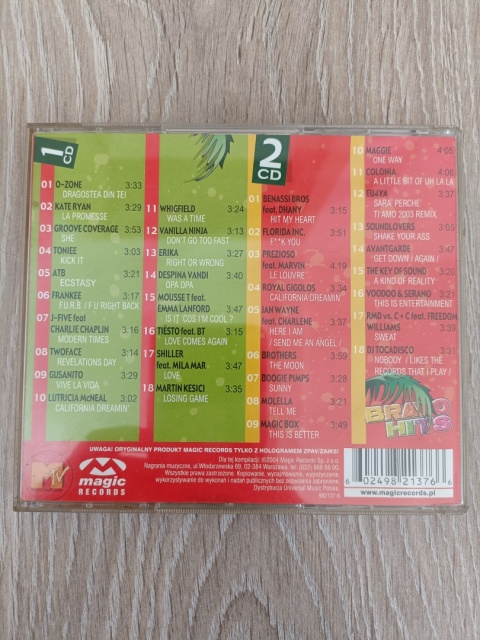 Płyta 2CD Bravo Hits Lato 2004