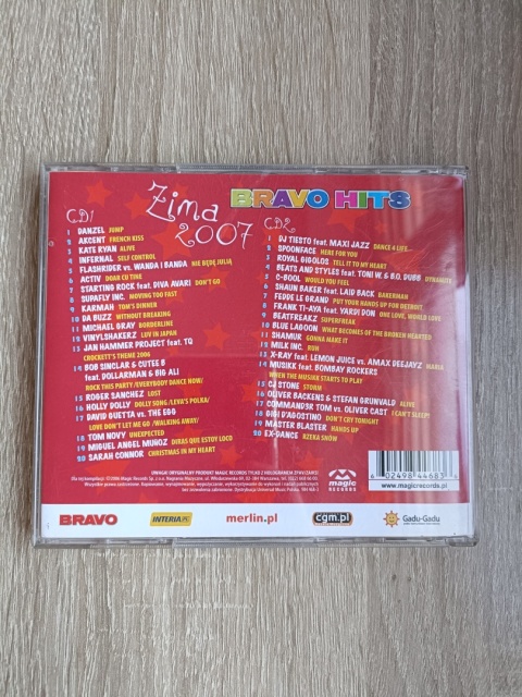 Płyta 2CD Bravo Hits Zima 2007
