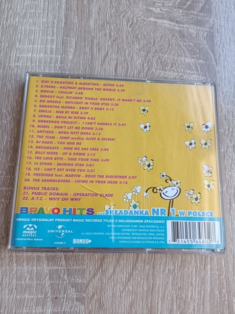 Płyta CD Bravo Hits wiosna 2001