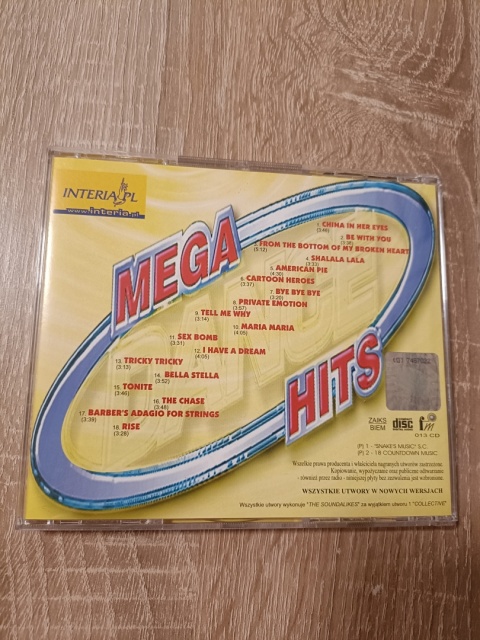Płyta CD Mega Dance Hits