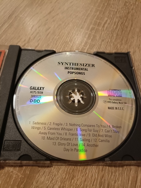Płyta CD Synthesizer Instrumental popsongs