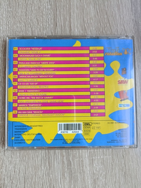 Płyta CD Techno Power Club Rotation 2002