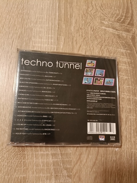 Płyta CD Techno Tunnel