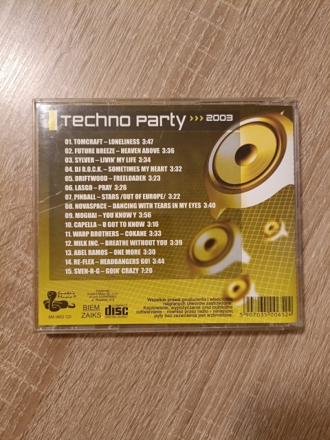 Płyta CD Techno Party 2003
