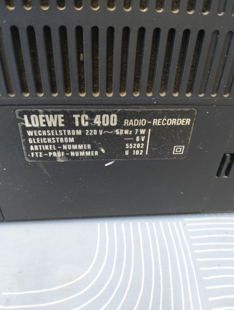 Radiomagnetofon recorder TC 400