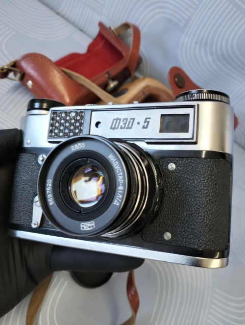 Stary aparat fotograficzny FED 5 super stan