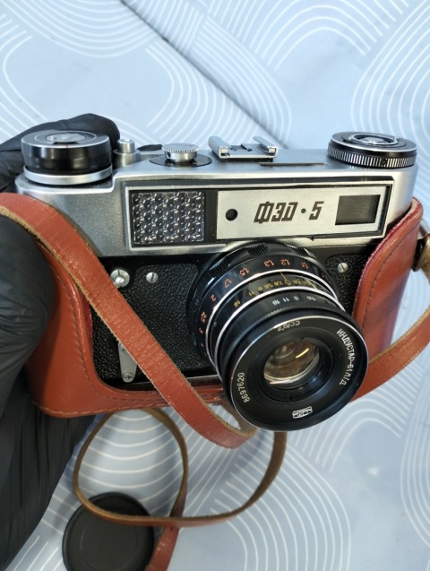 Stary aparat fotograficzny FED 5 super stan