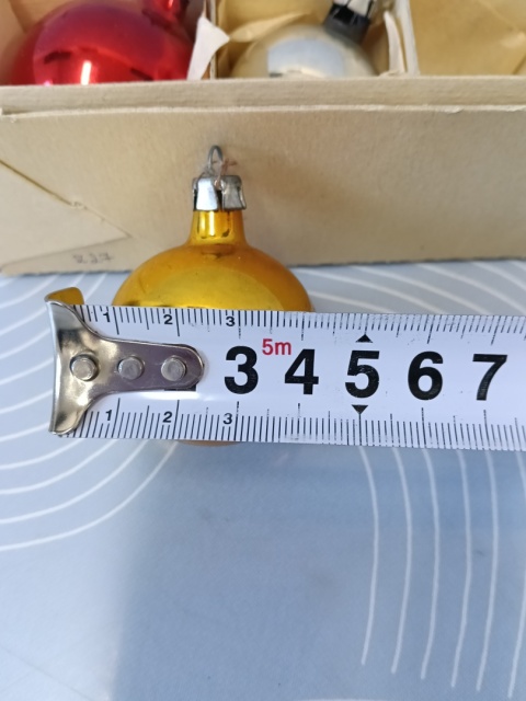 Bombki choinkowe vintage PRL zestaw Z27