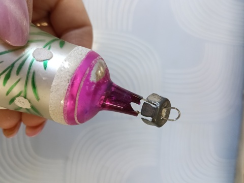 Bombki choinkowe vintage PRL zestaw Z29