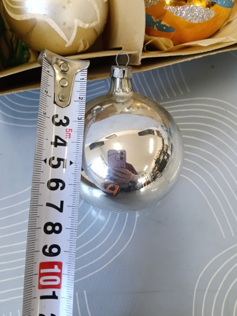 Bombki choinkowe vintage PRL zestaw Z30