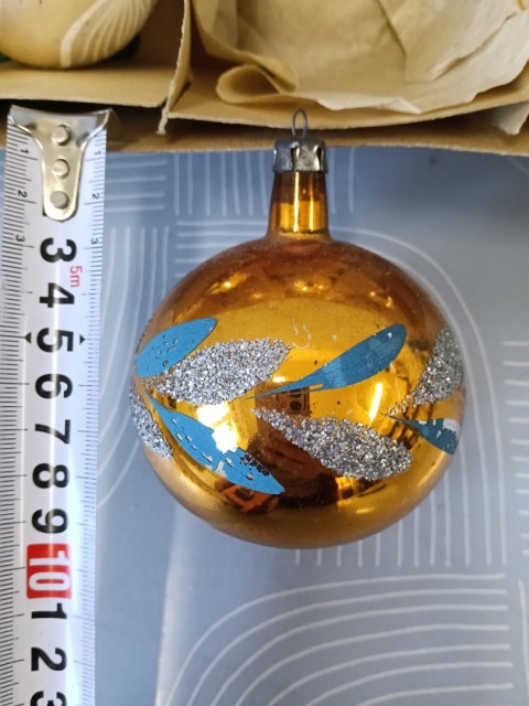 Bombki choinkowe vintage PRL zestaw Z30