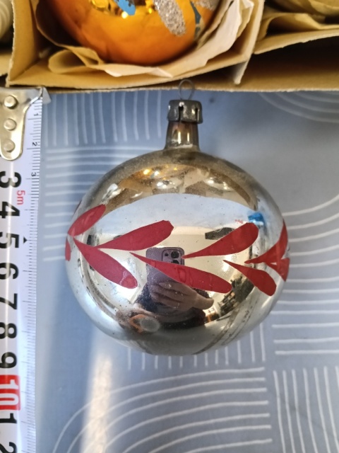 Bombki choinkowe vintage PRL zestaw Z30