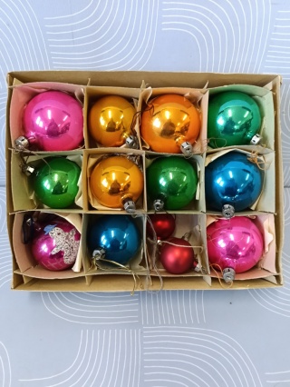 Bombki choinkowe vintage zestaw Z28