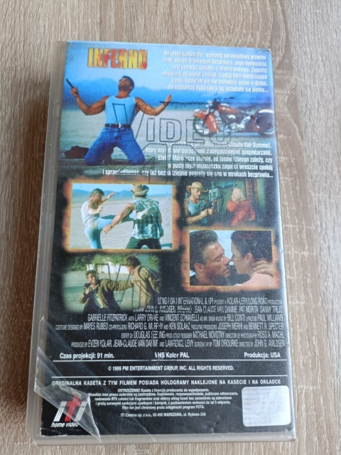 Kaseta VHS Piekielna walka