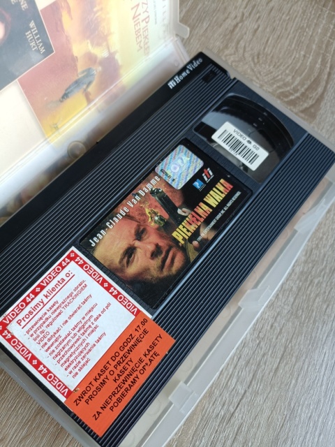 Kaseta VHS Piekielna walka