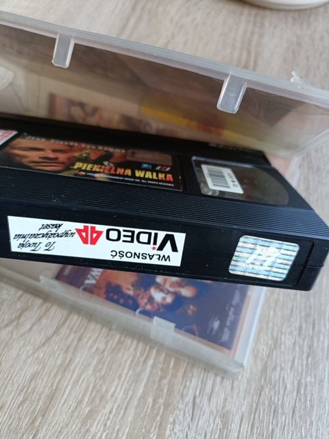 Kaseta VHS Piekielna walka