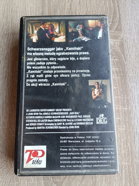 Kaseta VHS Raw Deal