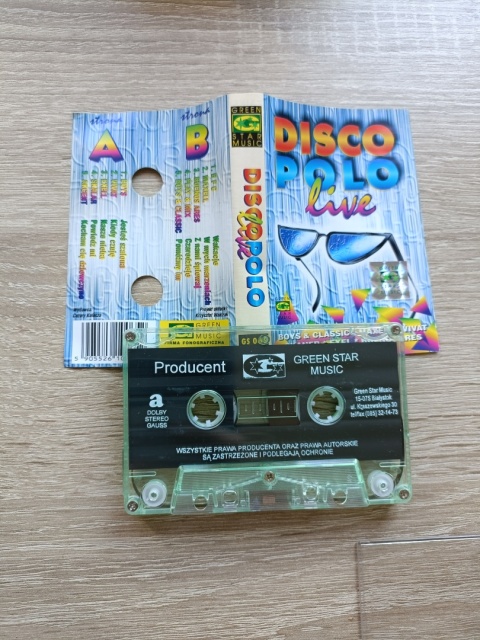 Kaseta magnetofonowa Disco Polo Live