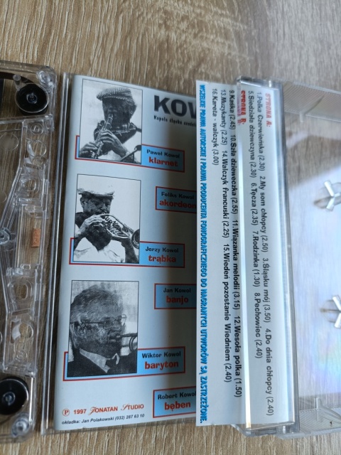 Kaseta magnetofonowa Kowole Kapela śląska