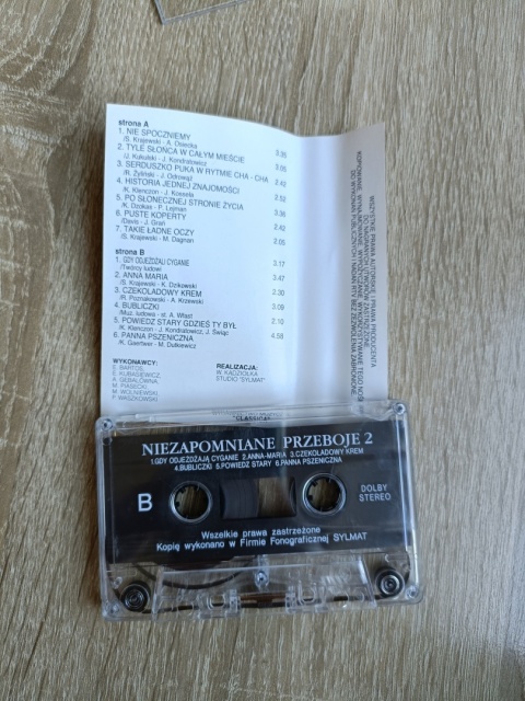 Kaseta magnetofonowa Niezapomniane przeboje 2