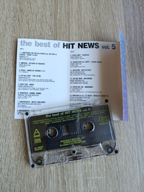 Kaseta magnetofonowa The Best of Hit News vol.5