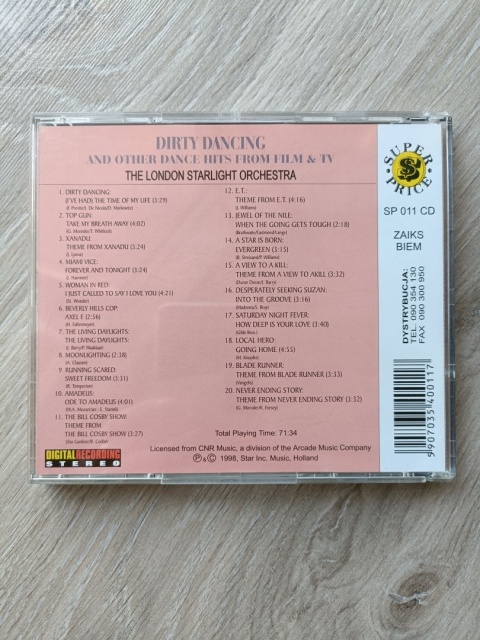 Płyta CD Dirty Dancing