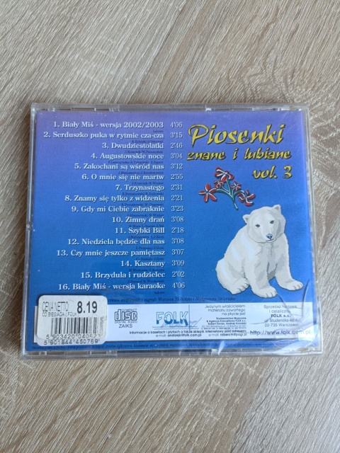 Płyta CD Piosenki znane i lubiane vol.3