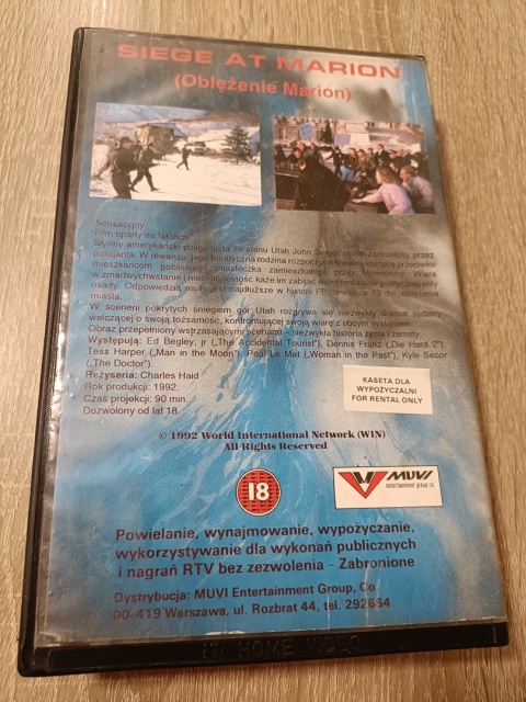 Kaseta VHS Oblężenie Marion
