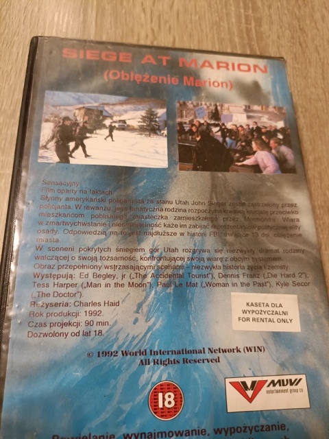 Kaseta VHS Oblężenie Marion