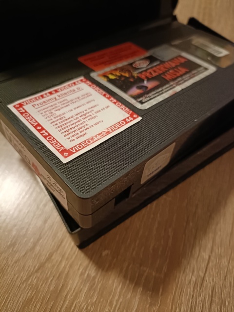 Kaseta VHS Przerwana misja