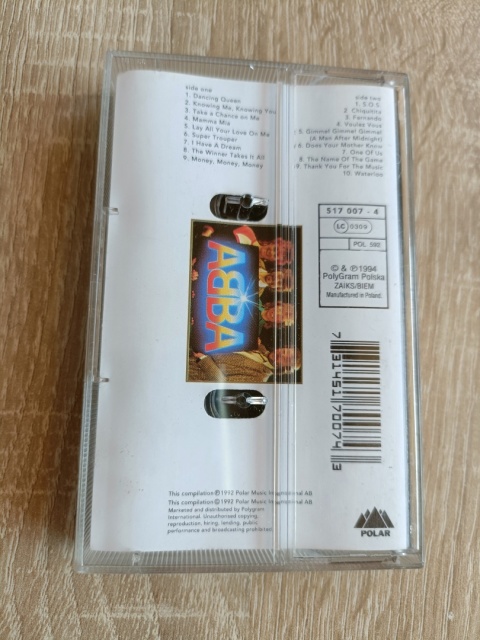 Kaseta magnetofonowa Abba