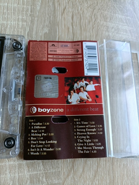 Kaseta magnetofonowa Boyzone
