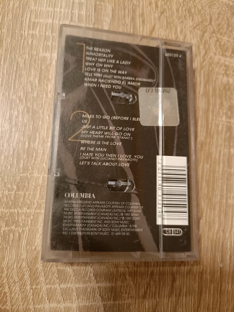 Kaseta magnetofonowa Celine Dion