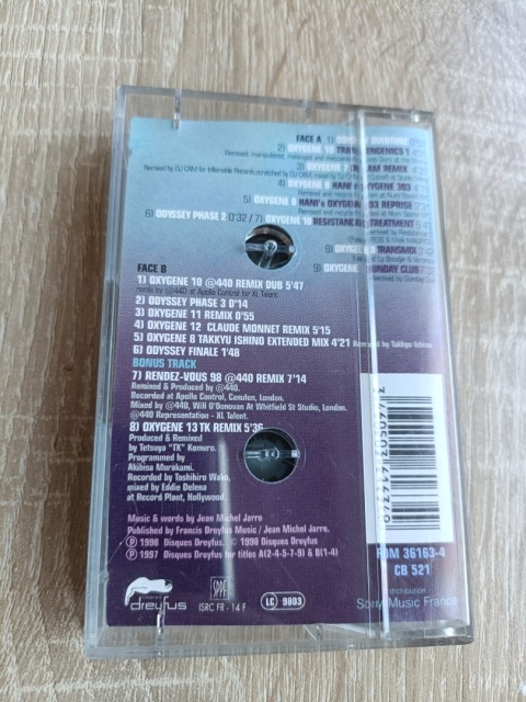 Kaseta magnetofonowa Jean Michel Jarre