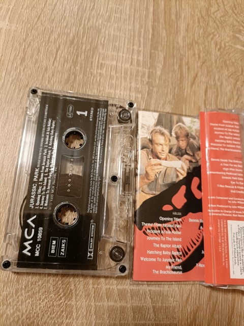 Kaseta magnetofonowa Jurassic Park