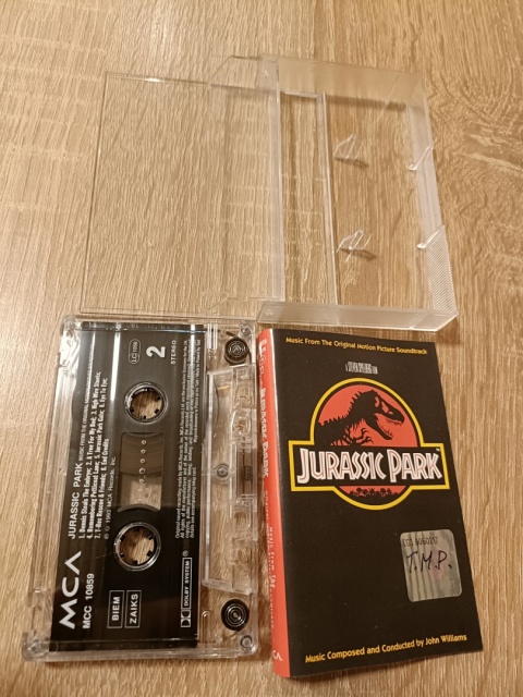 Kaseta magnetofonowa Jurassic Park