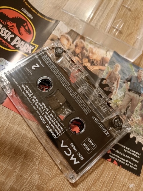 Kaseta magnetofonowa Jurassic Park