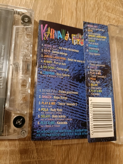 Kaseta magnetofonowa Karnawał z disco polo